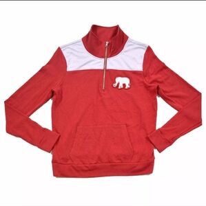 🆕Victoria’s Secret PINK Alabama Bling 1/4 Zip Pullover - Small - NWT